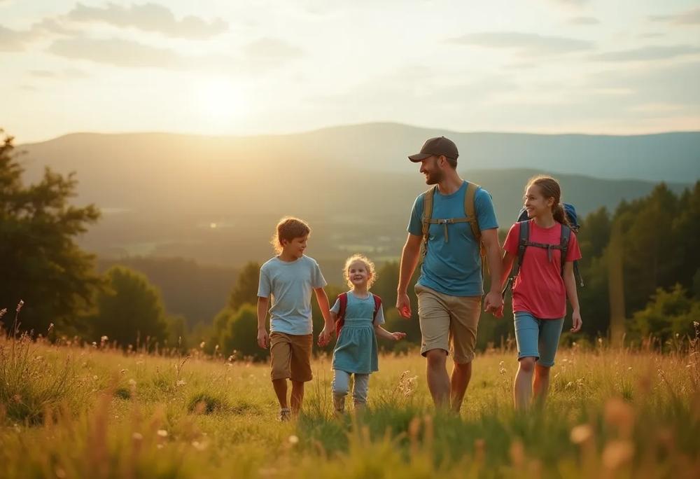 family hike
