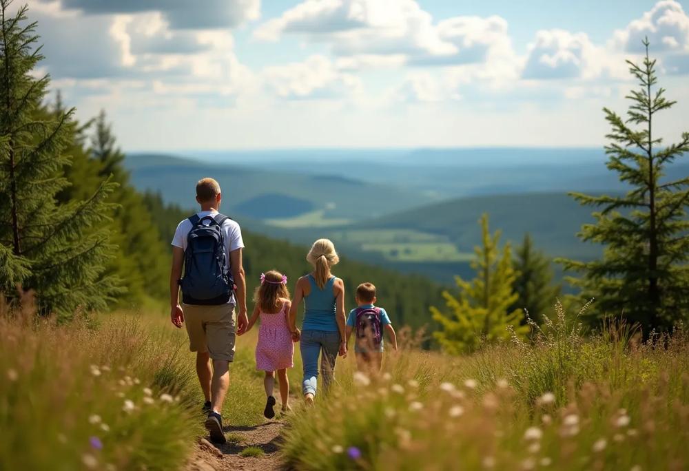family hike